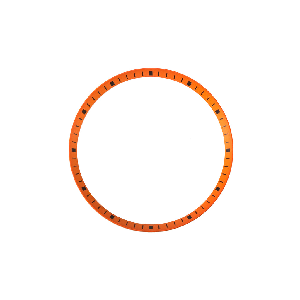 Seiko Mod SKX / SRPD Chapter Ring: Orange with Black Markers