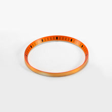 Load image into Gallery viewer, SKX / SRPD Chapter Ring: Orange with Black Markers
