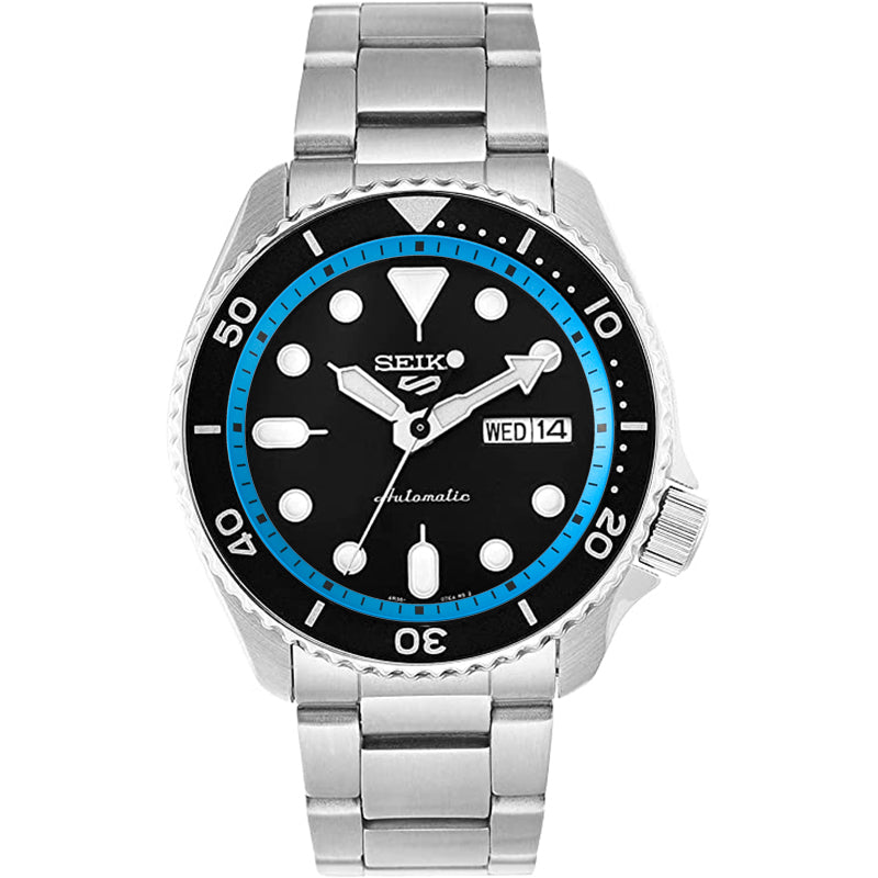 Seiko Mod SKX / SRPD Chapter Ring: Light Blue with Black Markers