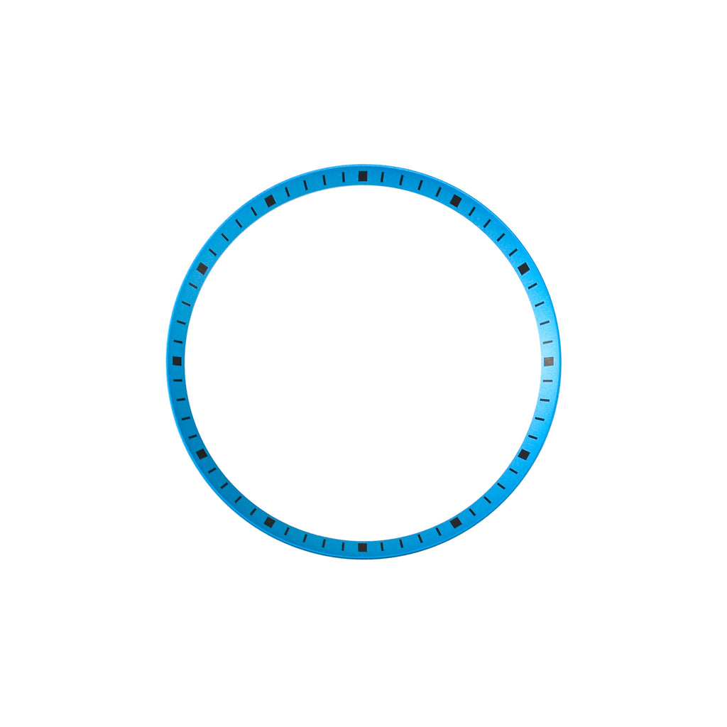 SKX / SRPD Chapter Ring: Hellblau mit schwarzen Markierungen