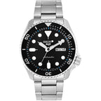 Seiko Mod SKX / SRPD Chapter Ring: Black With Light Blue Markers