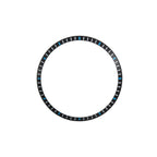 Seiko Mod SKX / SRPD Chapter Ring: Black With Light Blue Markers