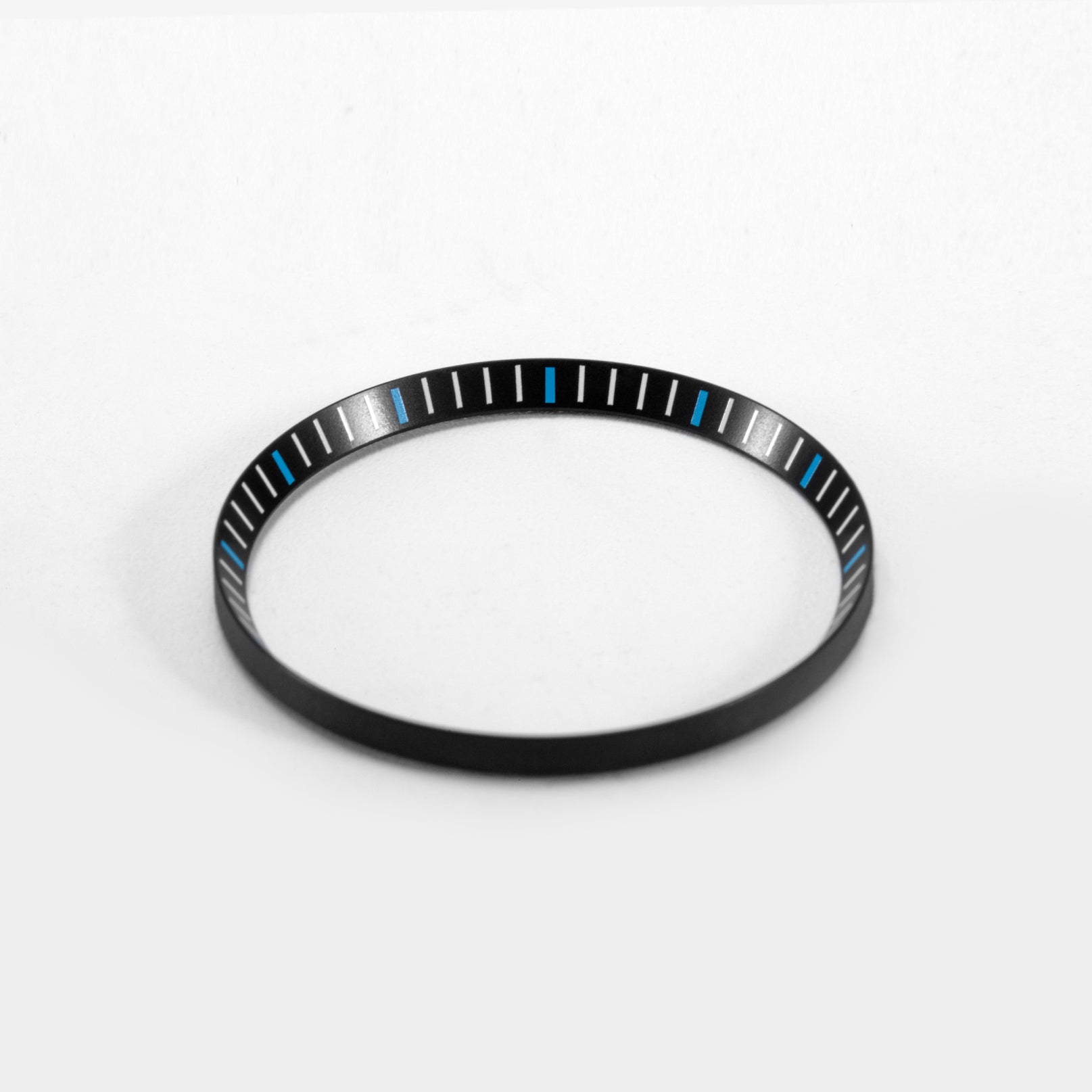 Seiko Mod SKX / SRPD Chapter Ring: Black With Light Blue Markers