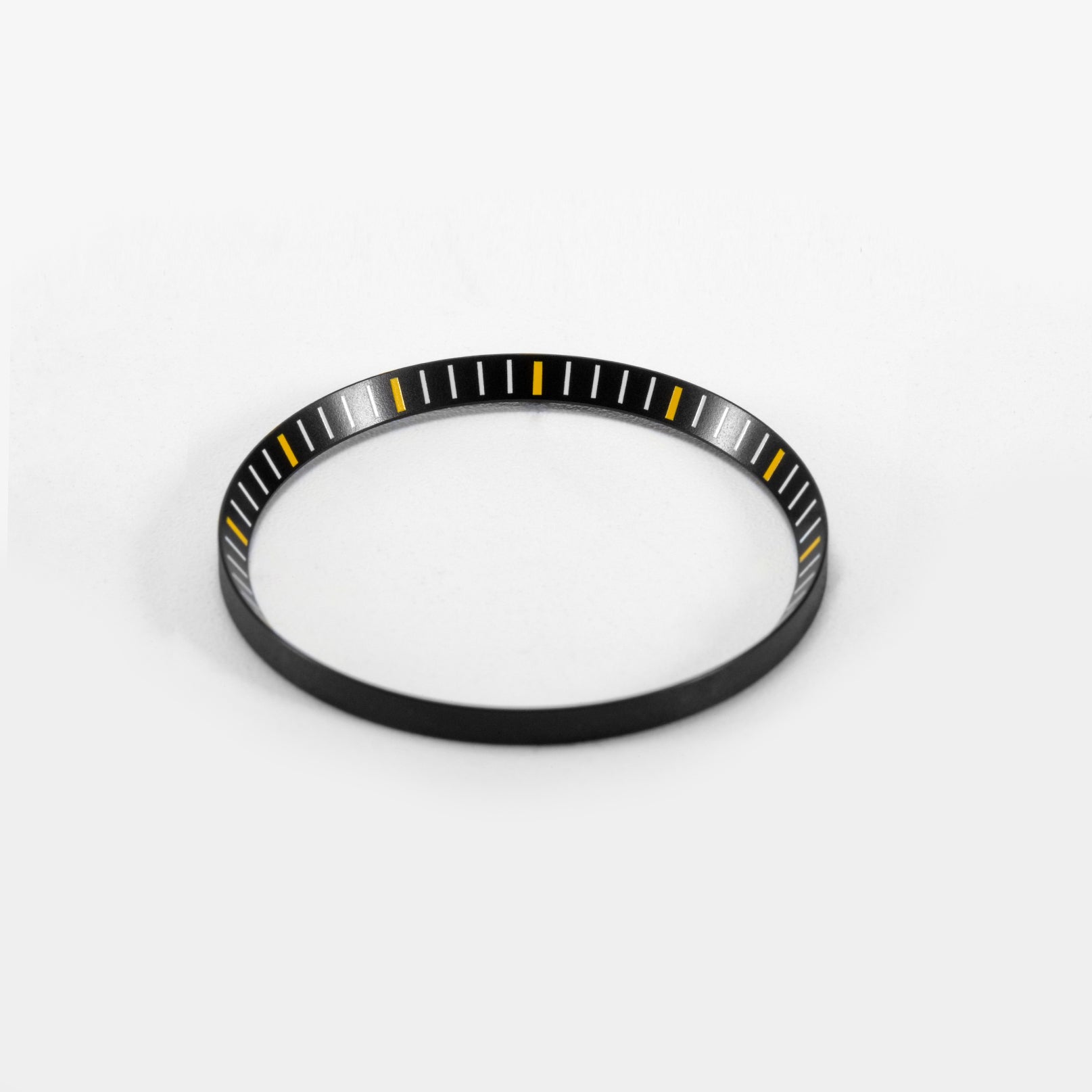 Seiko Mod SKX / SRPD Chapter Ring: Black With Yellow Markers