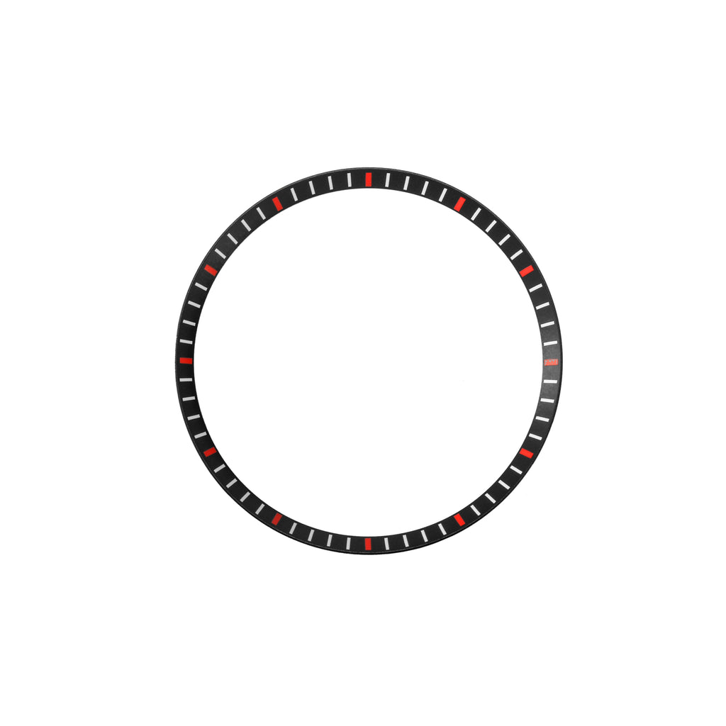 SKX / SRPD Chapter Ring: Schwarz mit roten Markierungen