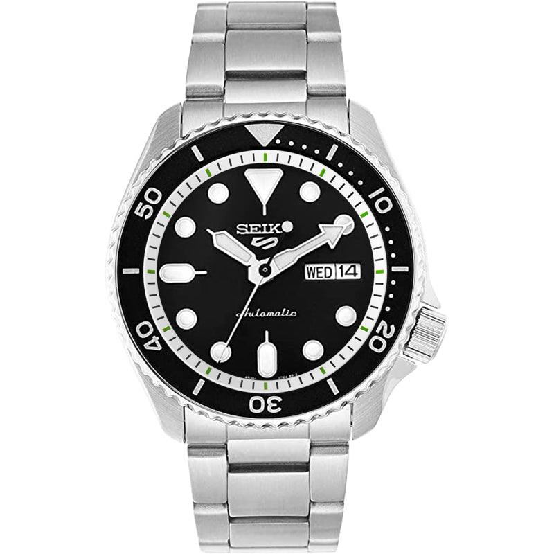 Seiko Mod SKX / SRPD Chapter Ring: White With Green Markers