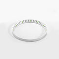 Seiko Mod SKX / SRPD Chapter Ring: White With Green Markers
