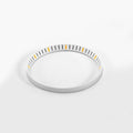 Seiko Mod SKX / SRPD Chapter Ring: White With Yellow Markers