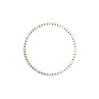 Seiko Mod SKX / SRPD Chapter Ring: White With Yellow Markers