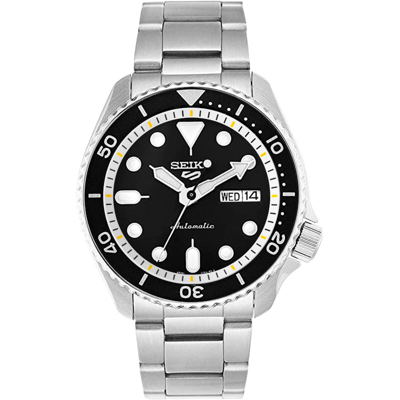 Seiko Mod SKX / SRPD Chapter Ring: White With Yellow Markers