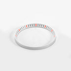 Seiko Mod SKX / SRPD Chapter Ring: White With Red Markers
