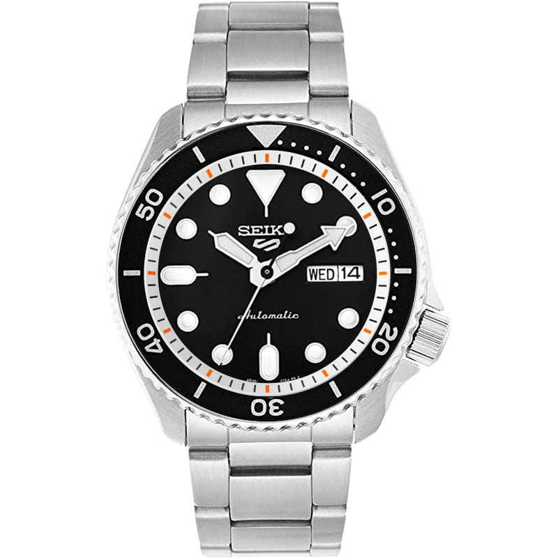 Seiko Mod SKX / SRPD Chapter Ring: White With Orange Markers