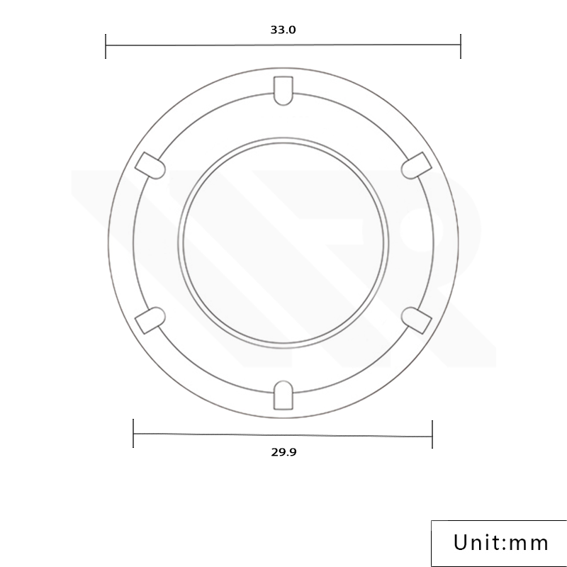SKX Sapphire Caseback: Matte Silver