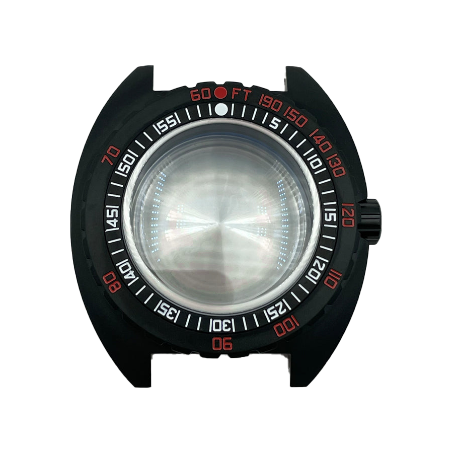 300T PVD Black Steel Case Set: Red