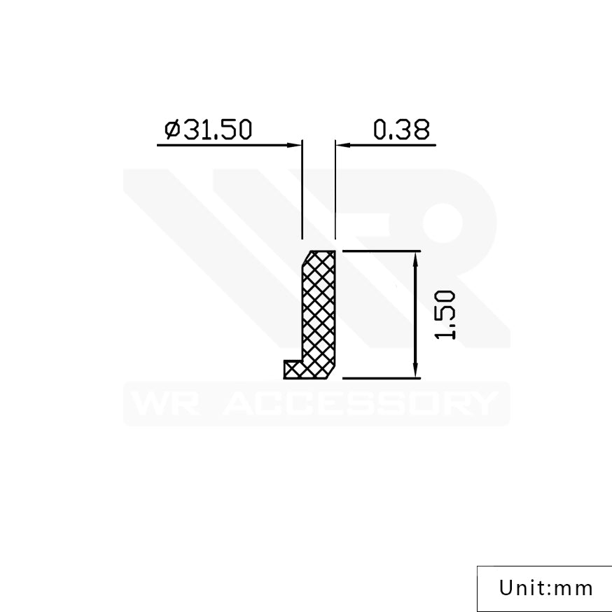 SKX007 Crystal Gasket (White)
