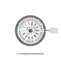 Seiko (SII) NH36A Automatikwerk (3 Uhr) - Spanisch-Englisch