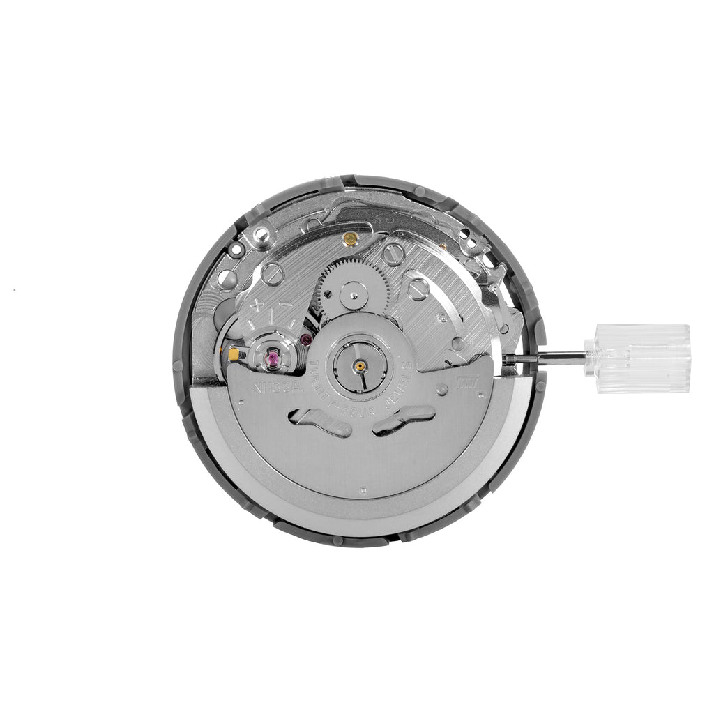 Seiko (SII) NH36A Automatic Movement (Black / Kanji 3.18o'clock)