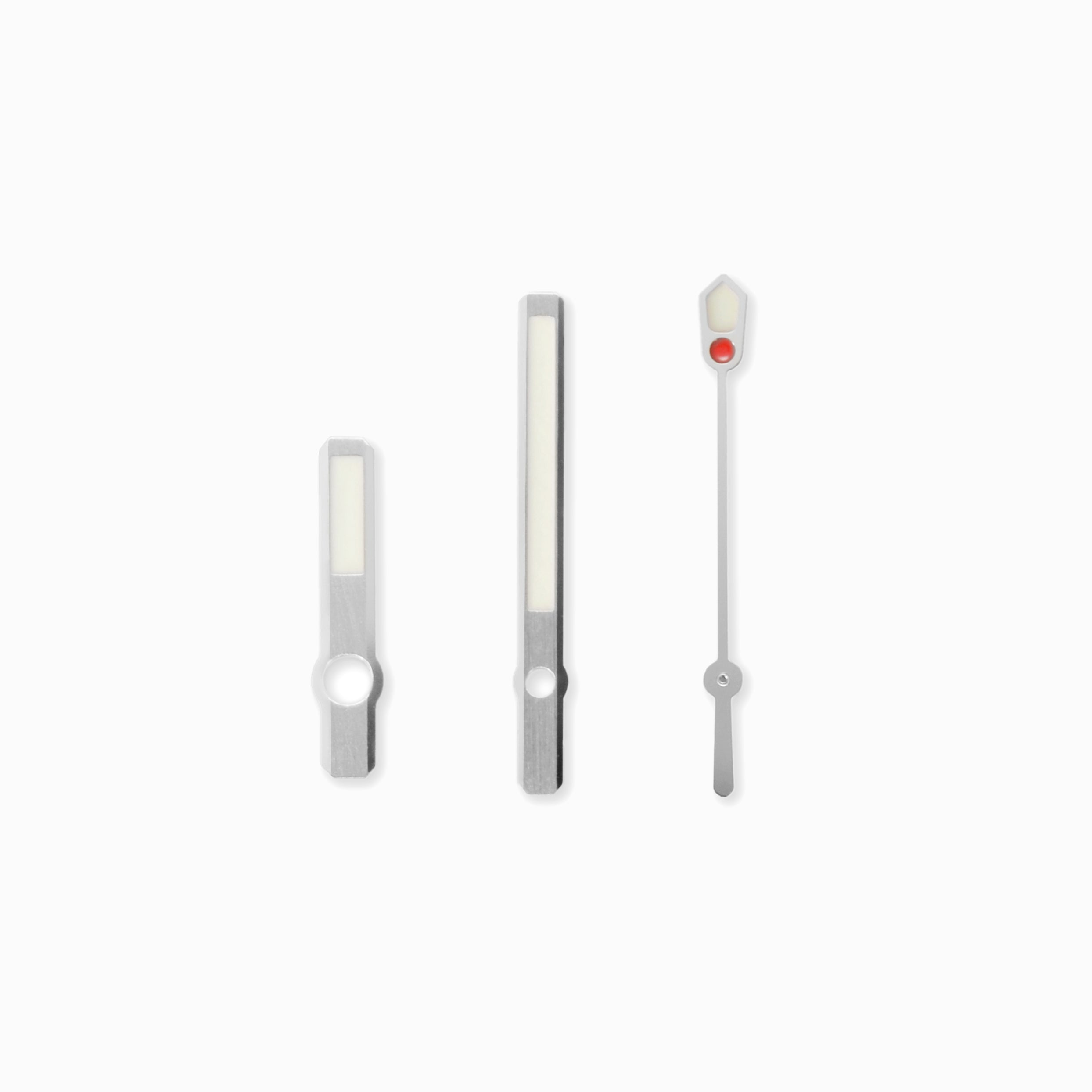 6105 Turtle Watch Hands for Seiko Mod: Silver