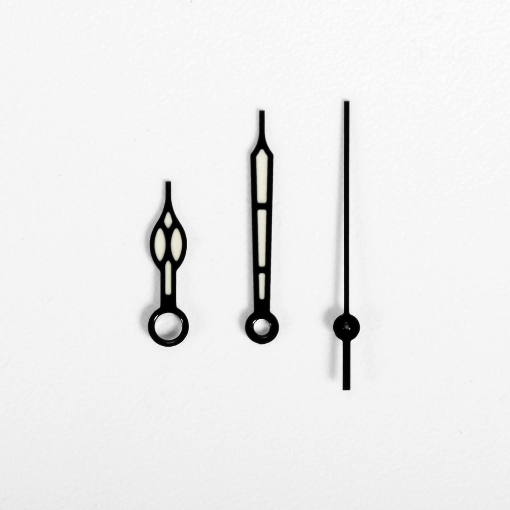 Alpinist Watch Hands for Seiko Mod: Black