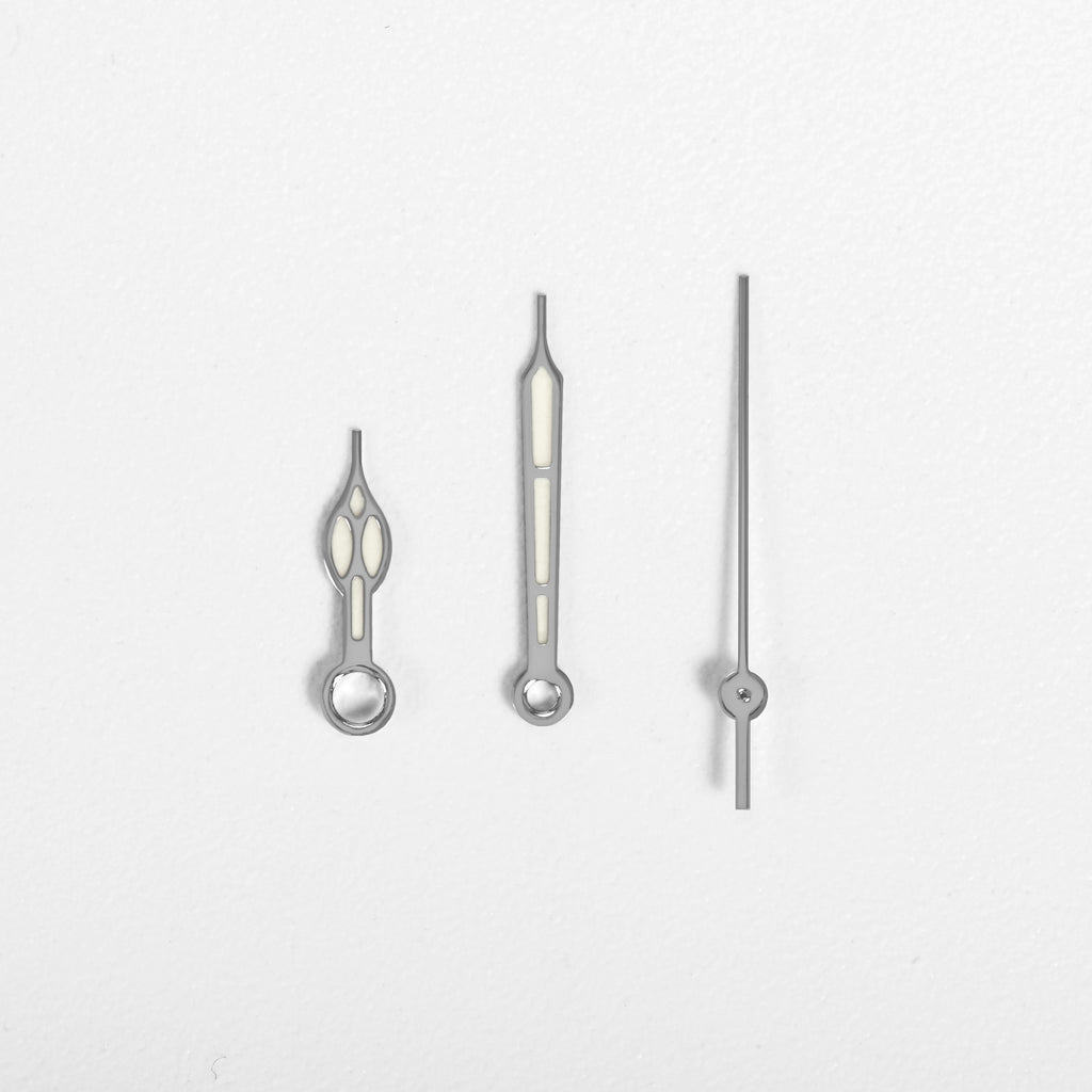 Alpinist Watch Hands for Seiko Mod: Silver