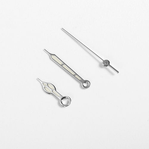 Alpinist Watch Hands for Seiko Mod: Silver