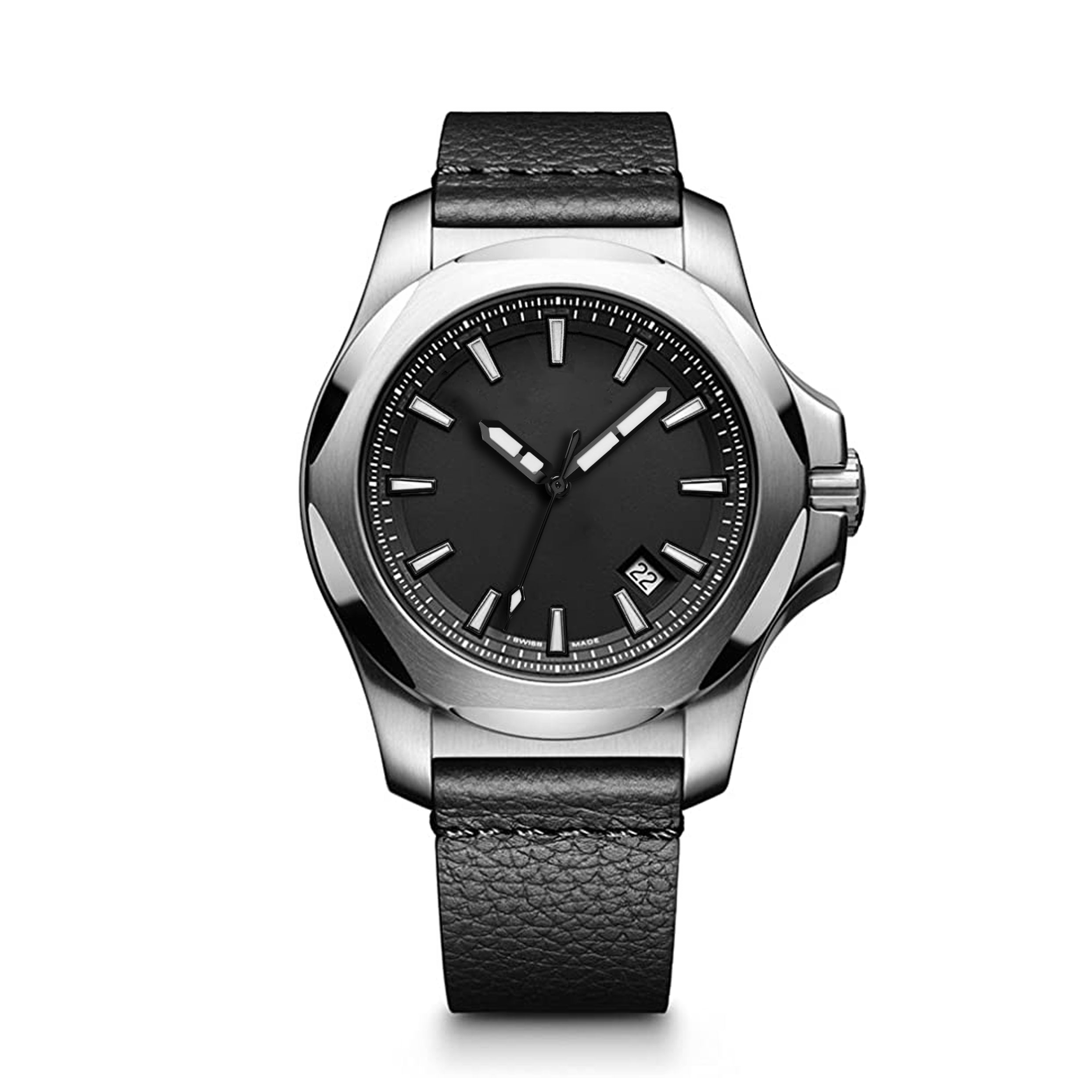 Ladder Watch Hands for Seiko Mod: Black
