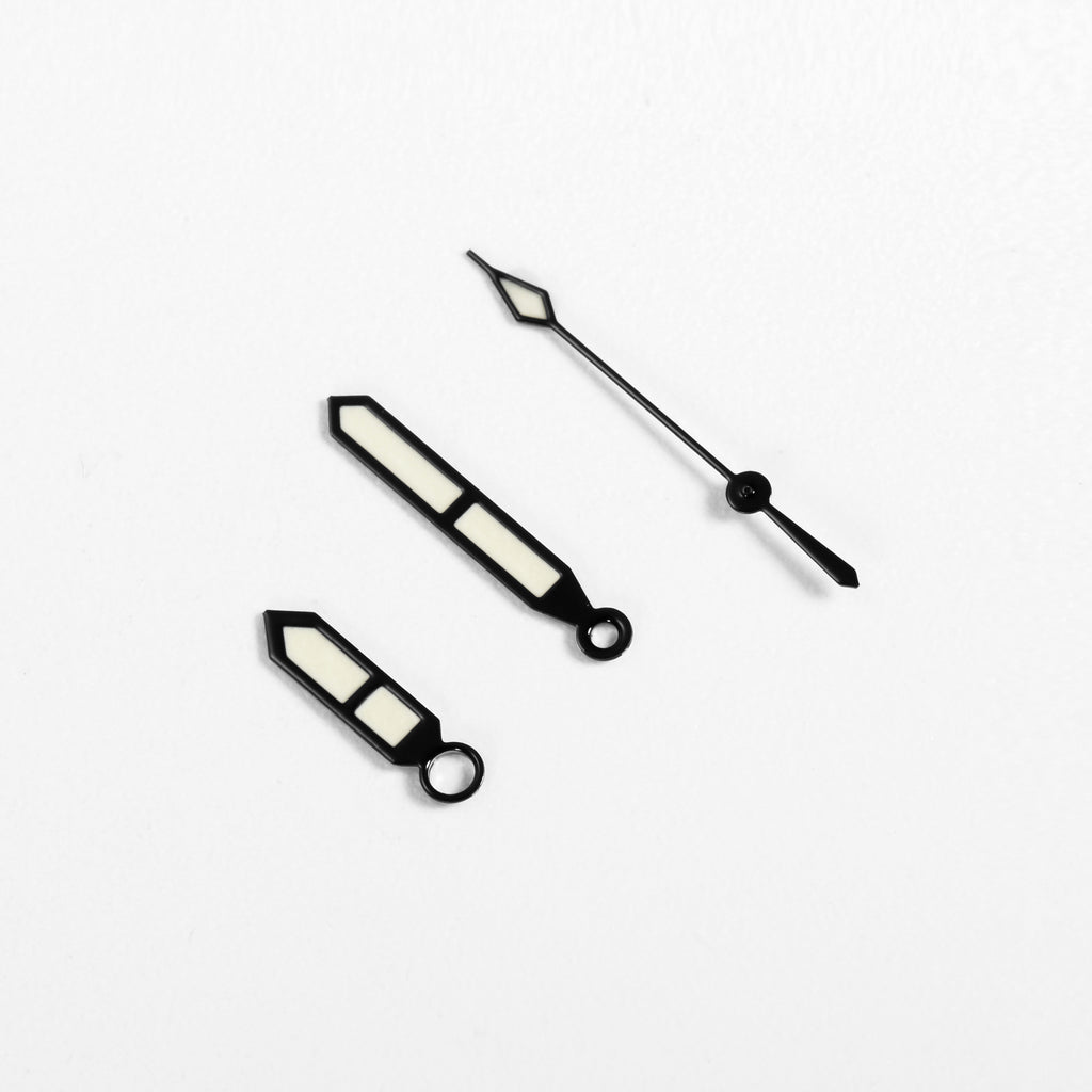 Ladder Watch Hands for Seiko Mod: Black