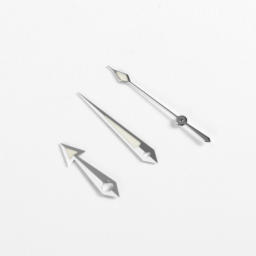 SM300 Watch Hands for Seiko Mod: Silver
