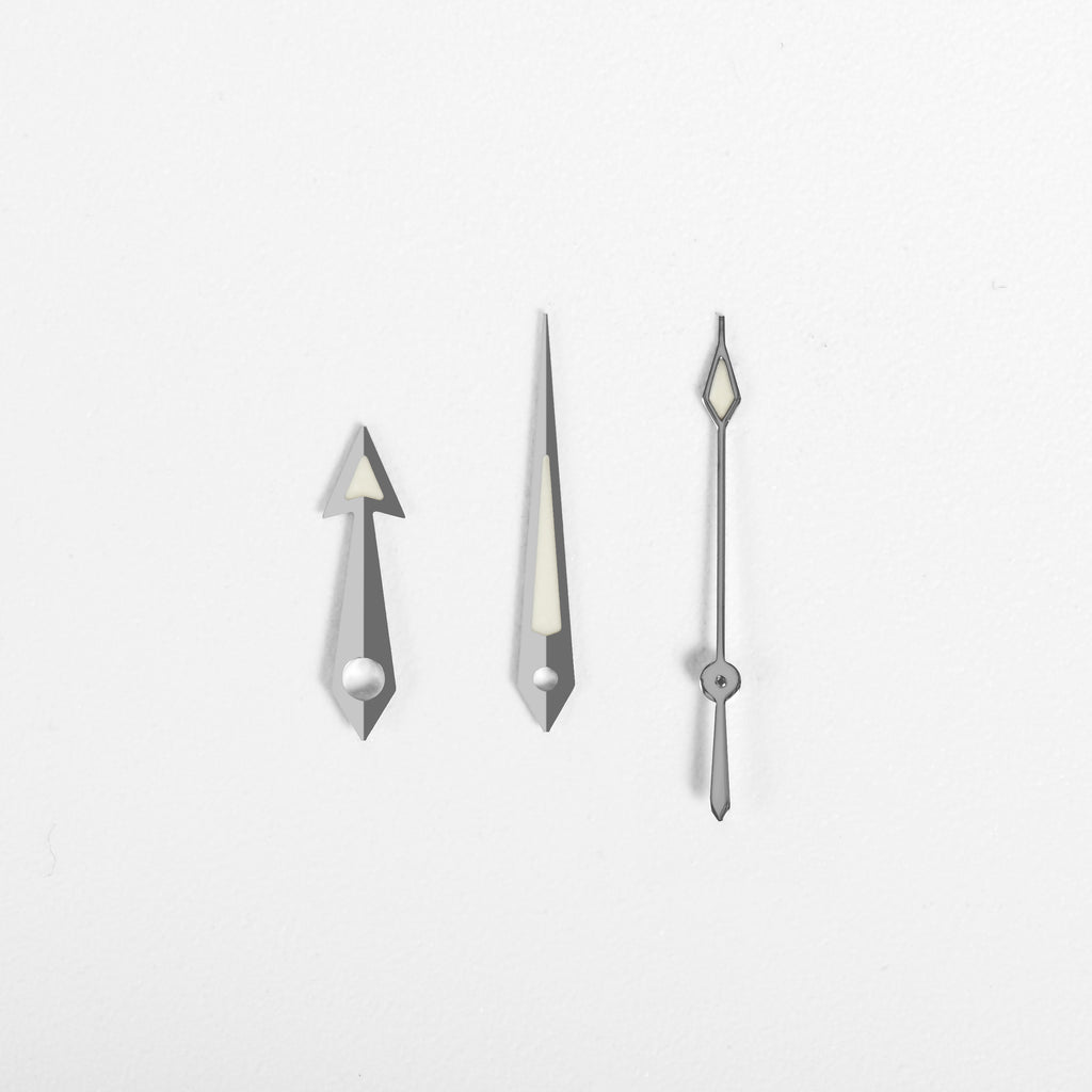 SM300 Watch Hands for Seiko Mod: Silver