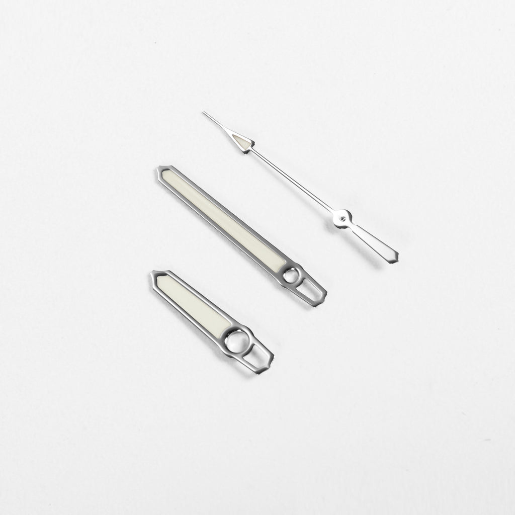 AW1158 Watch Hands for Seiko Mod: Silver