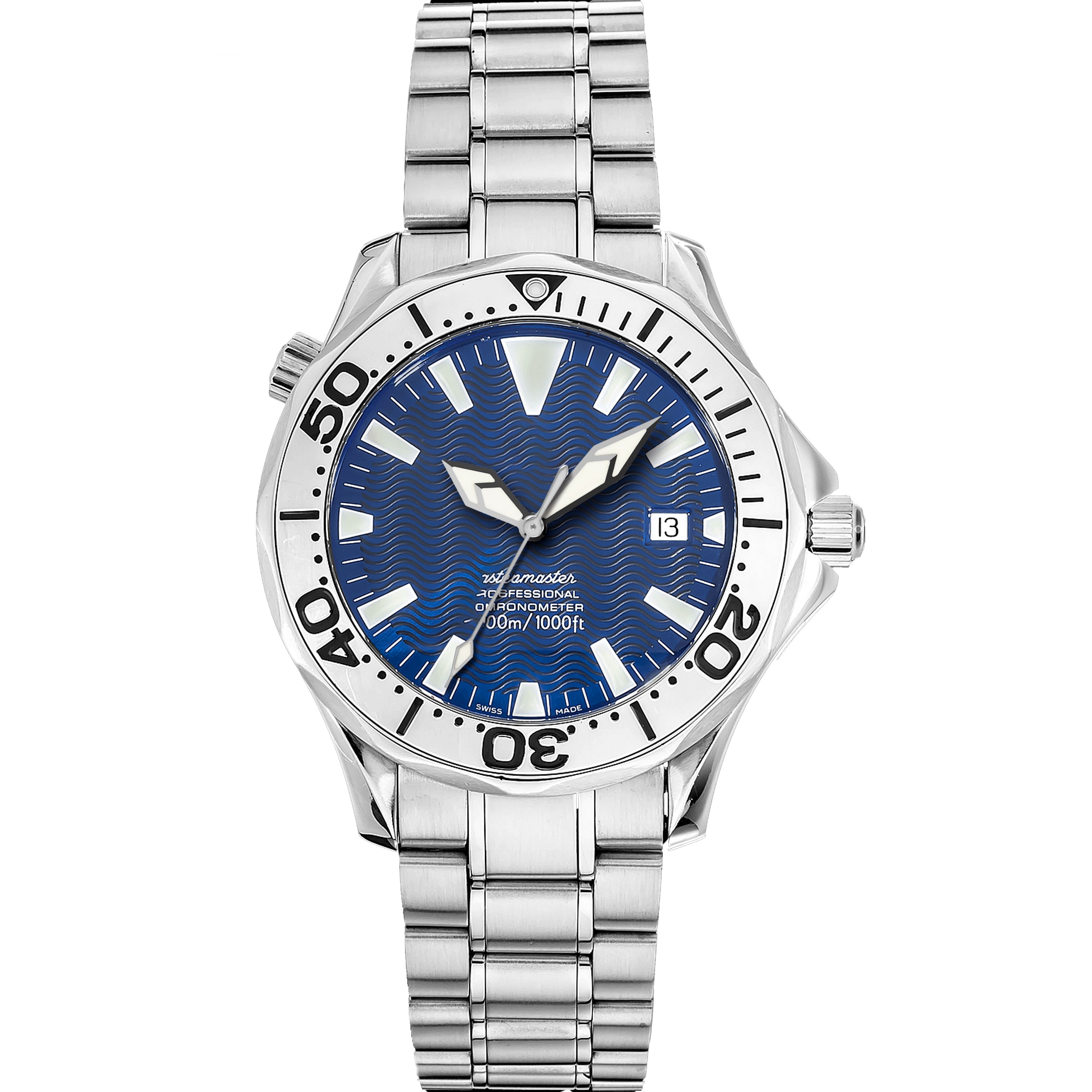 SM600 Watch Hands for Seiko Mod: Silver