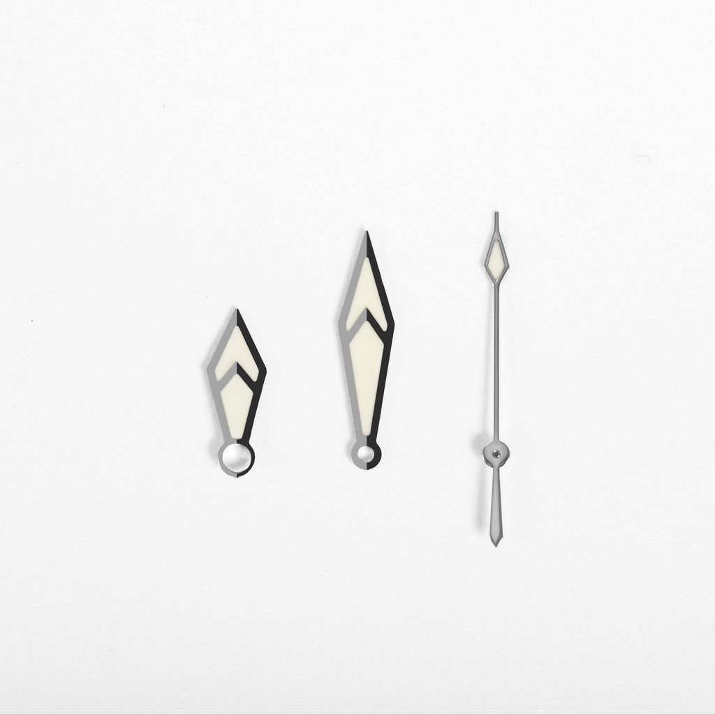 SM600 Watch Hands for Seiko Mod: Silver