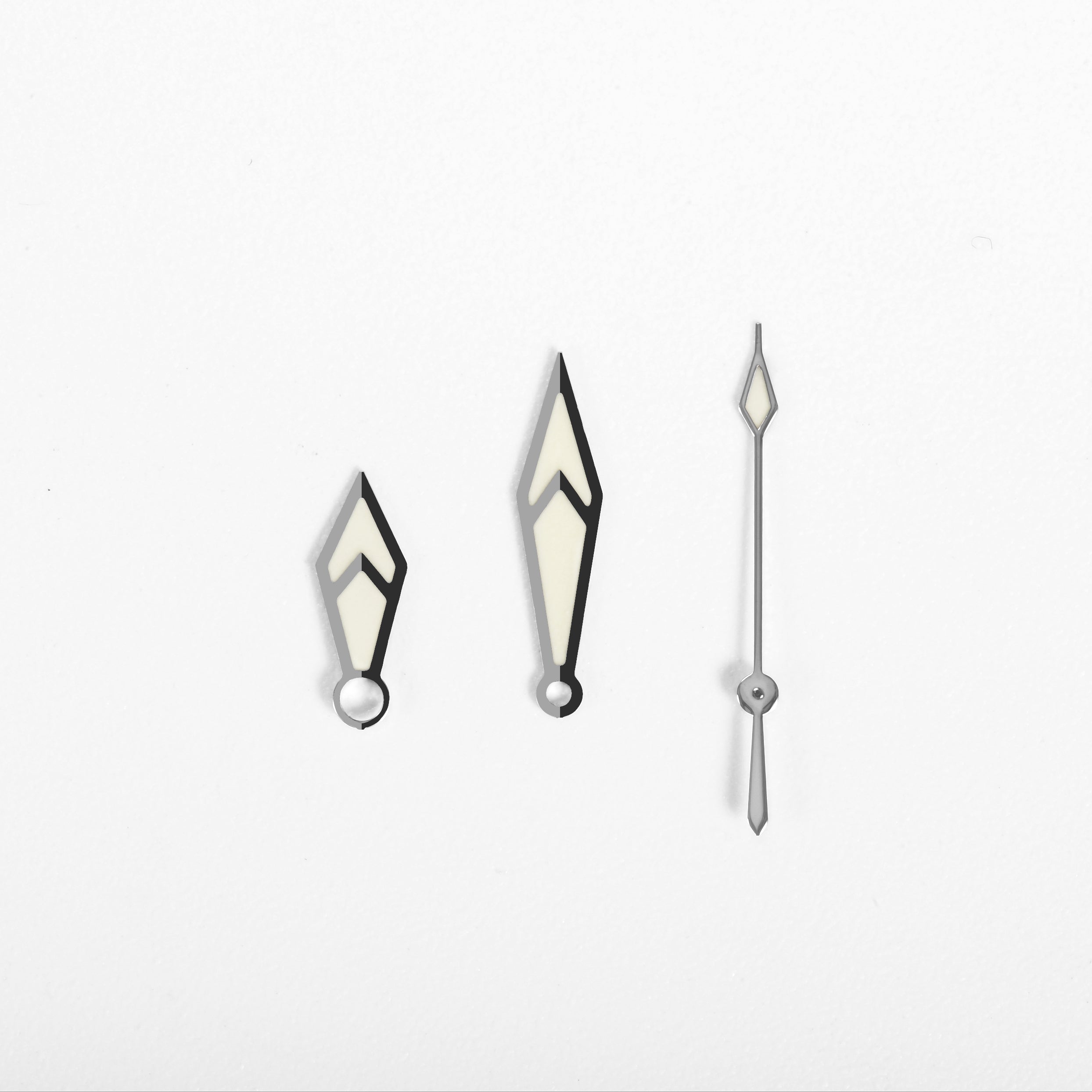 SM600 Watch Hands for Seiko Mod: Silver