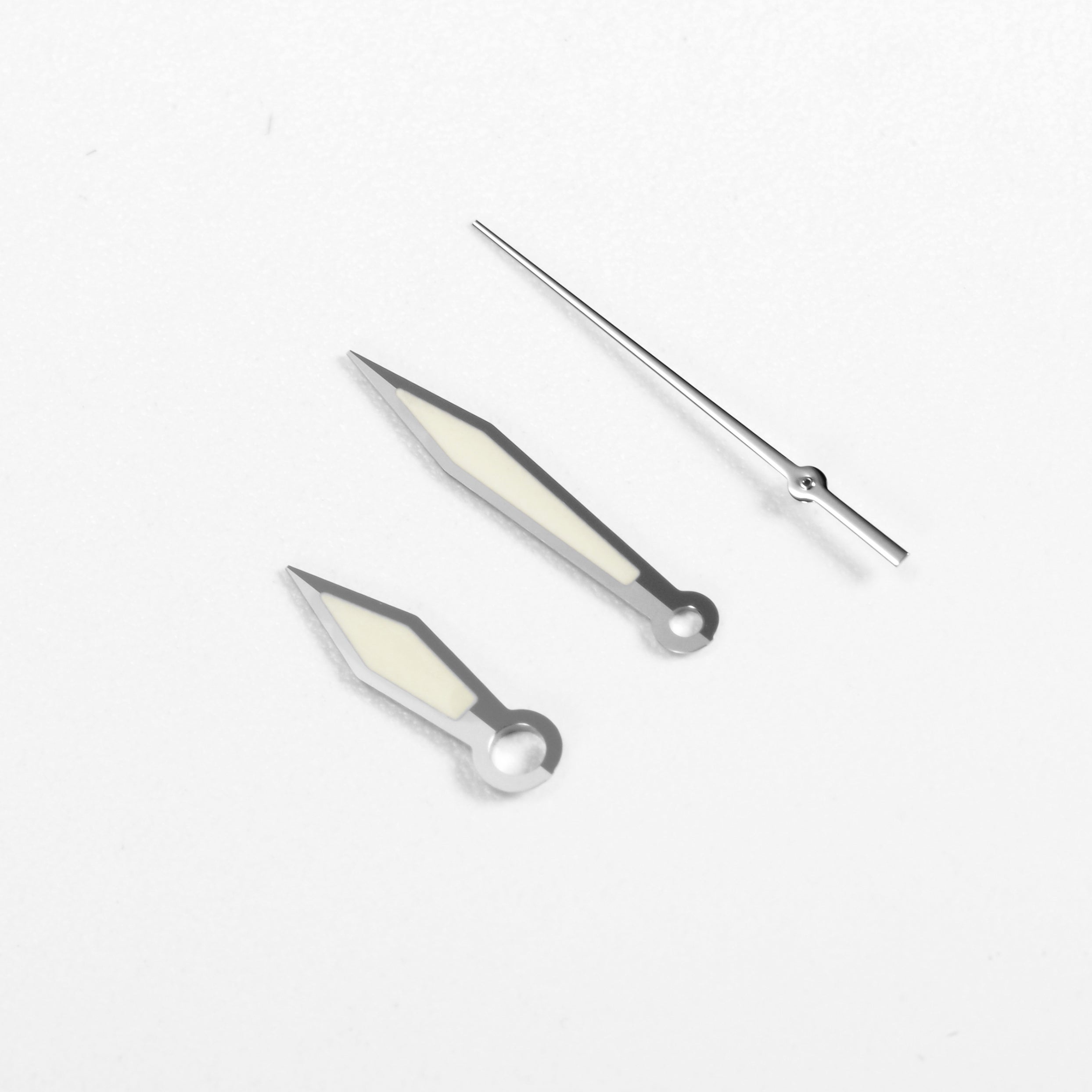 J850 Watch Hands for Seiko Mod: Silver
