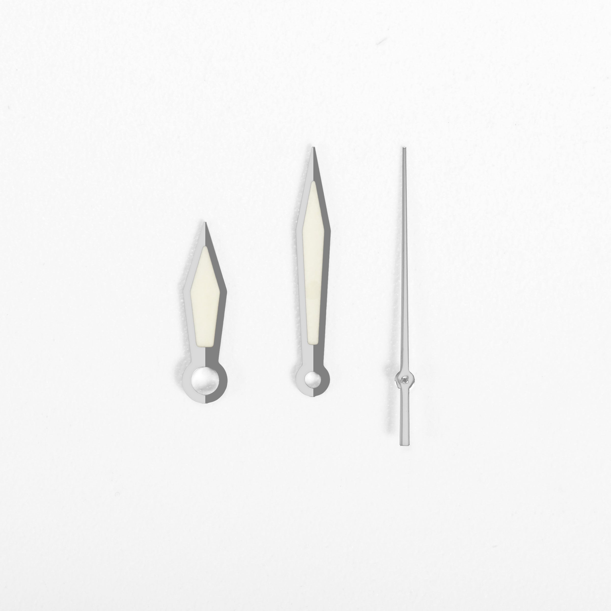 J850 Watch Hands for Seiko Mod: Silver