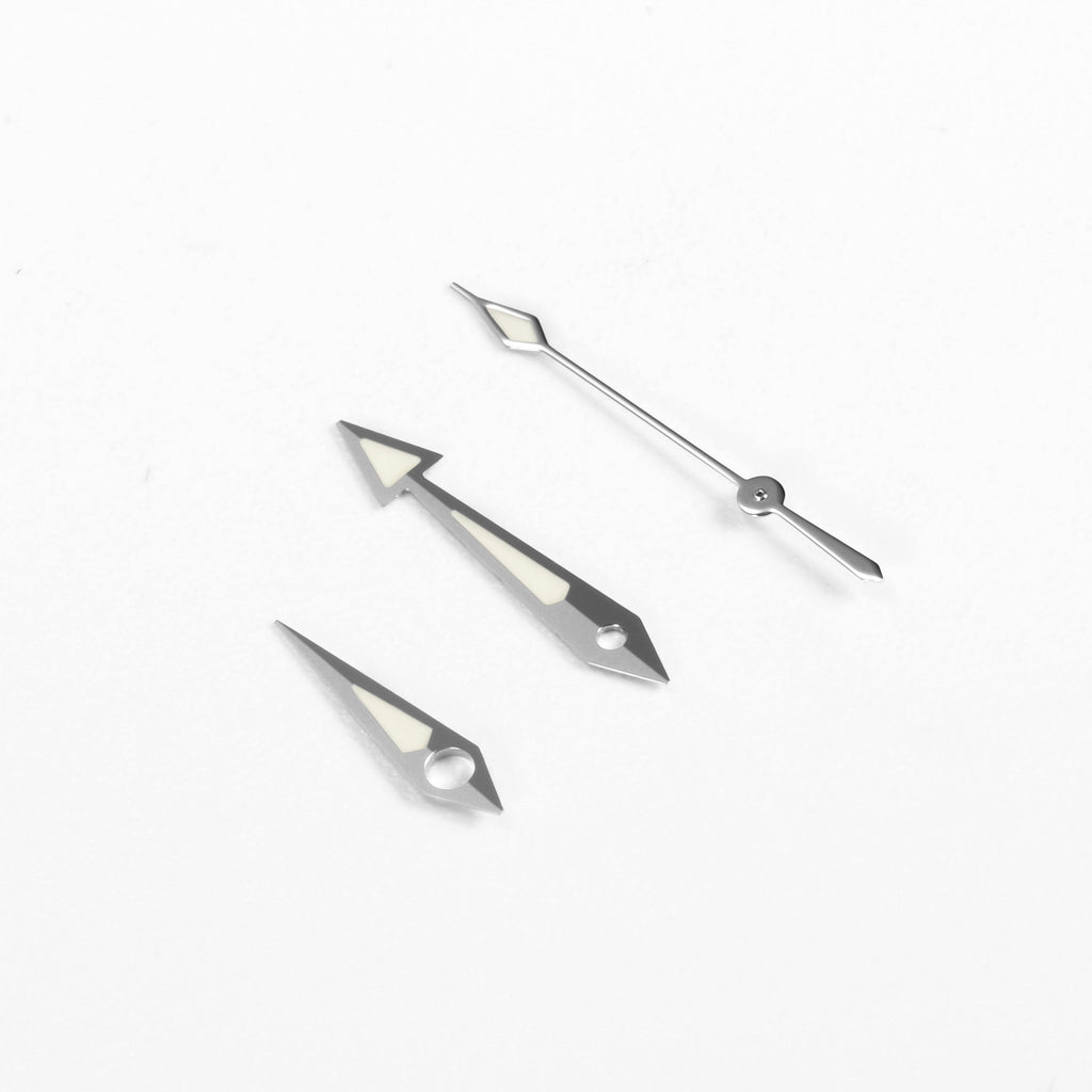 Aquaterra Watch Hands for Seiko Mod: Silver