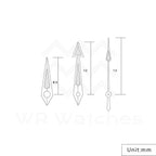 Aquaterra Watch Hands for Seiko Mod: Silver