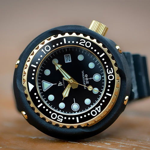Grandfather Tuna Hands for Seiko Mod: Gold