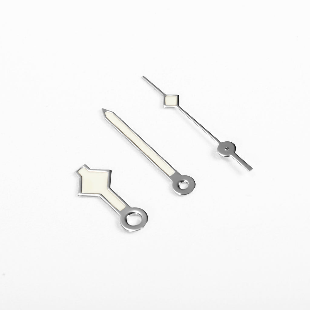 Snowflake Watch Hands for Seiko Mod: Silver