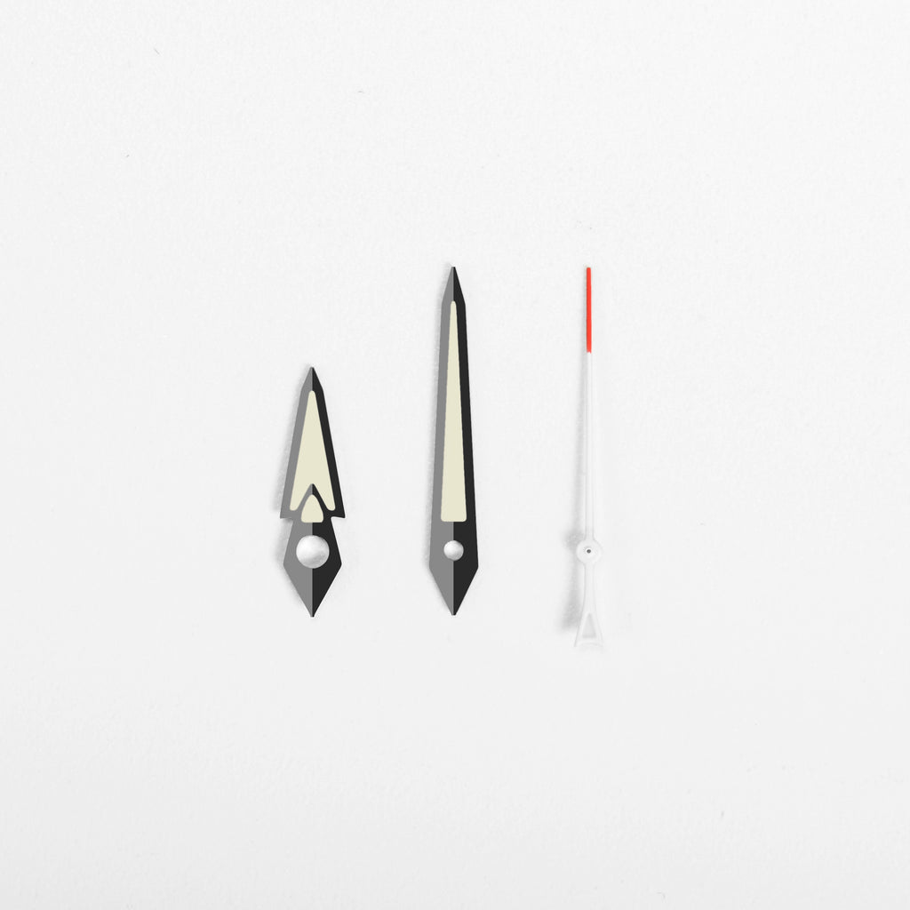 GPS Watch Hands for Seiko Mod: Silver