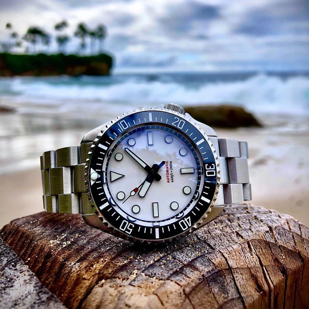 MM300 Watch Hands for Seiko Mod: Black