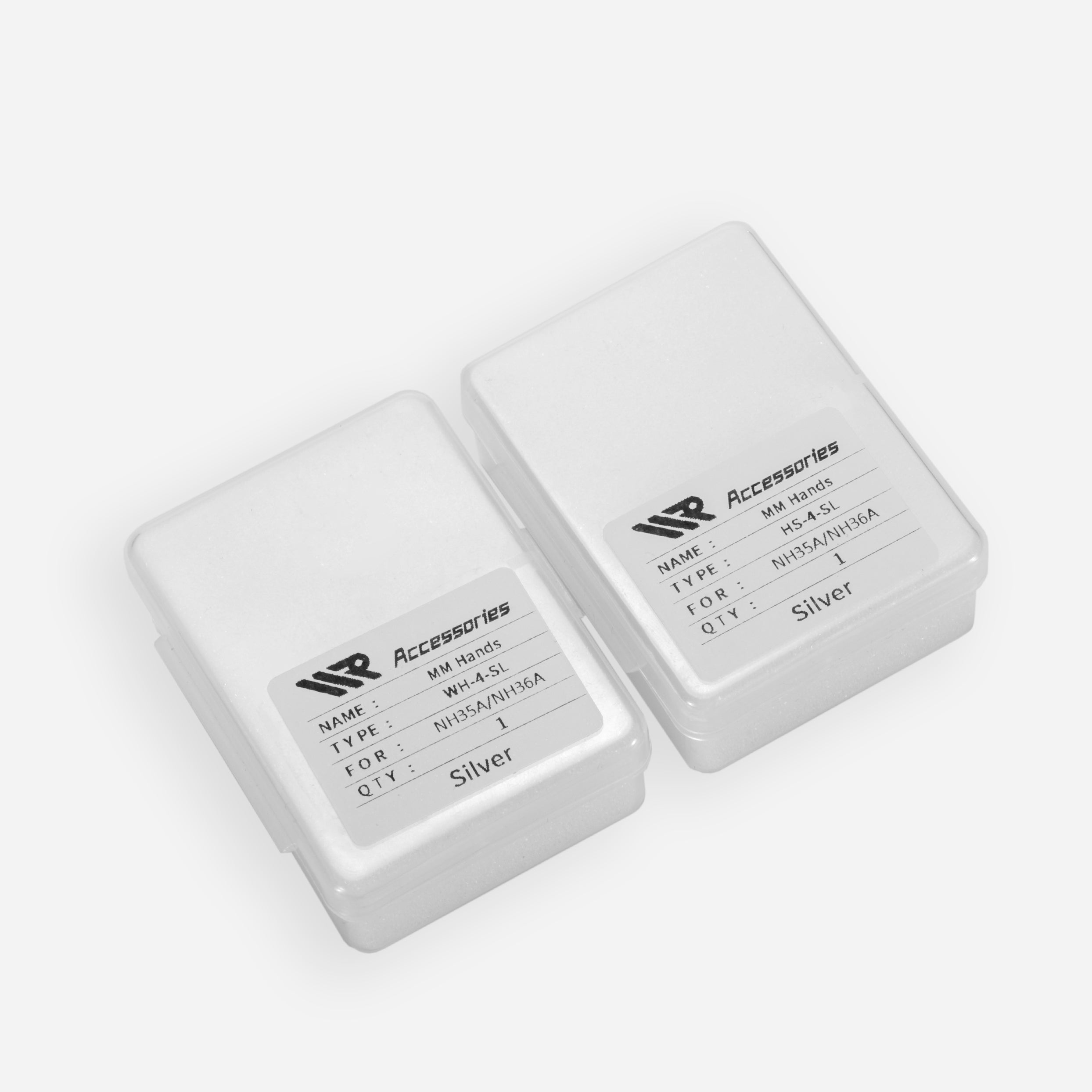 MM300 Watch Hands for Seiko Mod: Silver