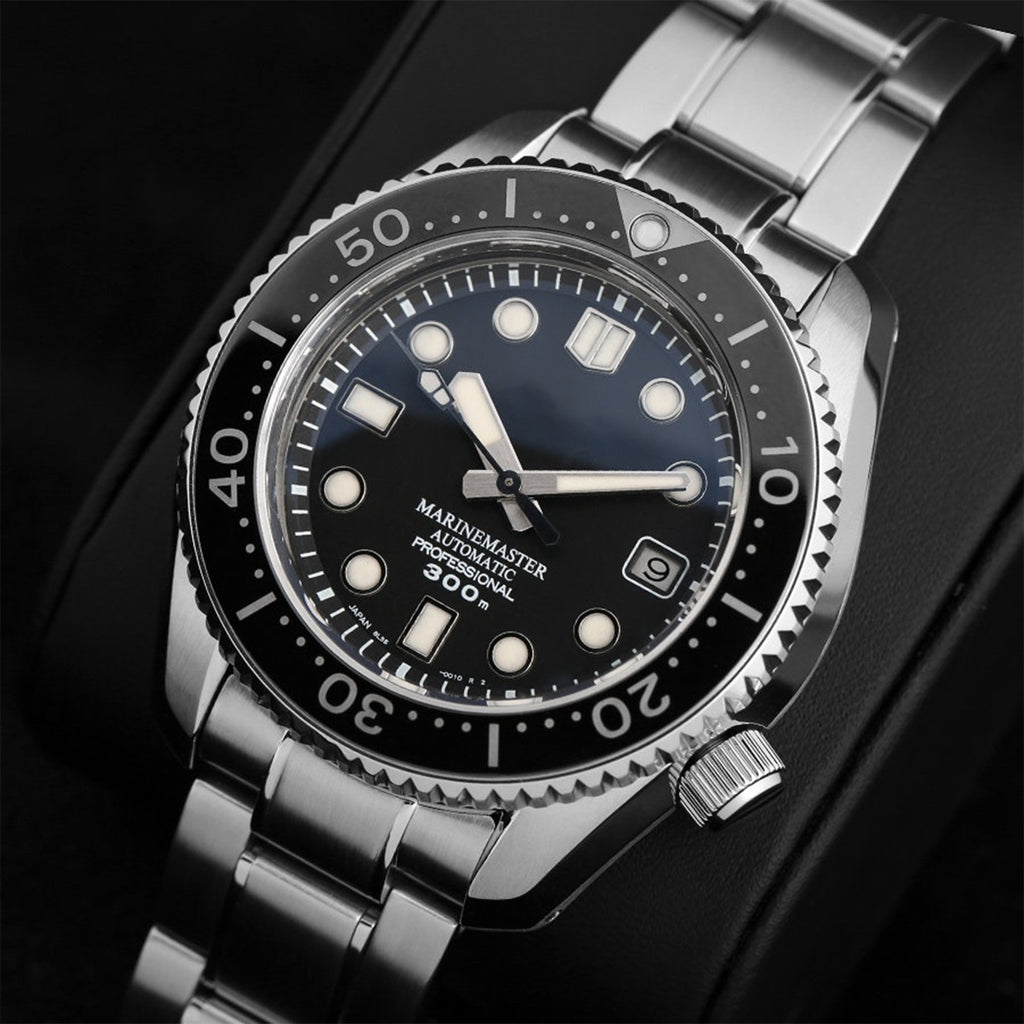 MM300 Watch Hands for Seiko Mod: Silver