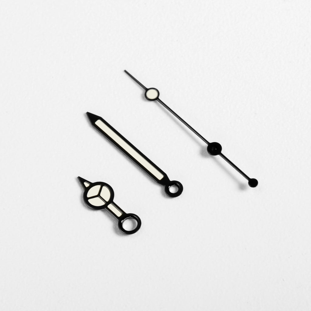 Mercedes Watch Hands for Seiko Mod: Black