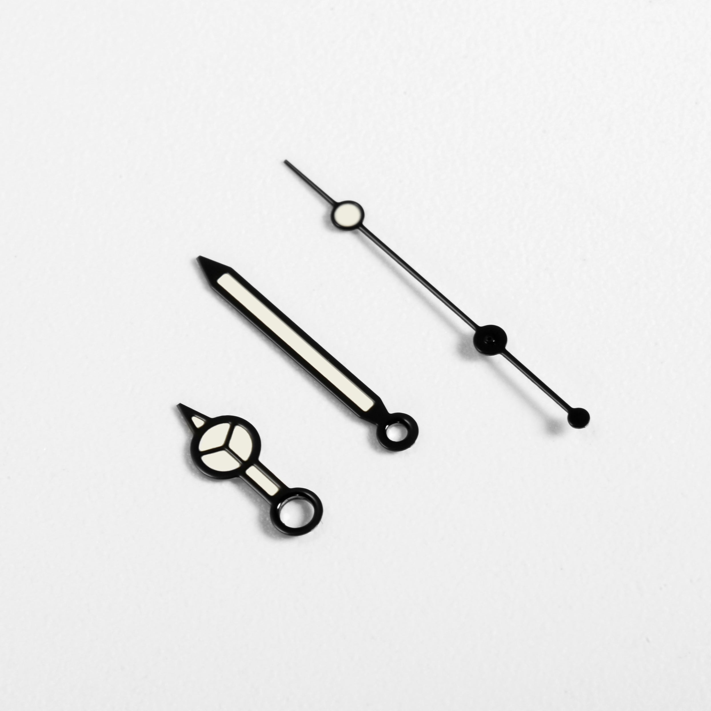 Mercedes Watch Hands for Seiko Mod: Black