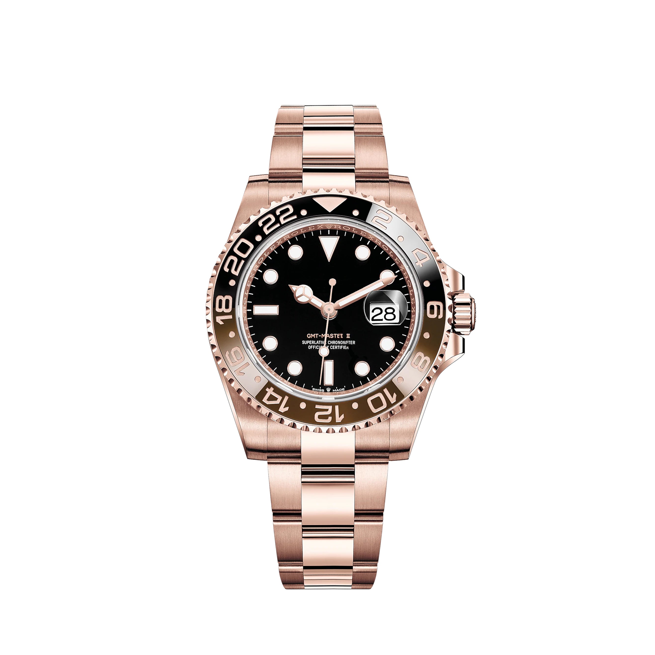 Mercedes Watch Hands for Seiko Mod: Rose Gold
