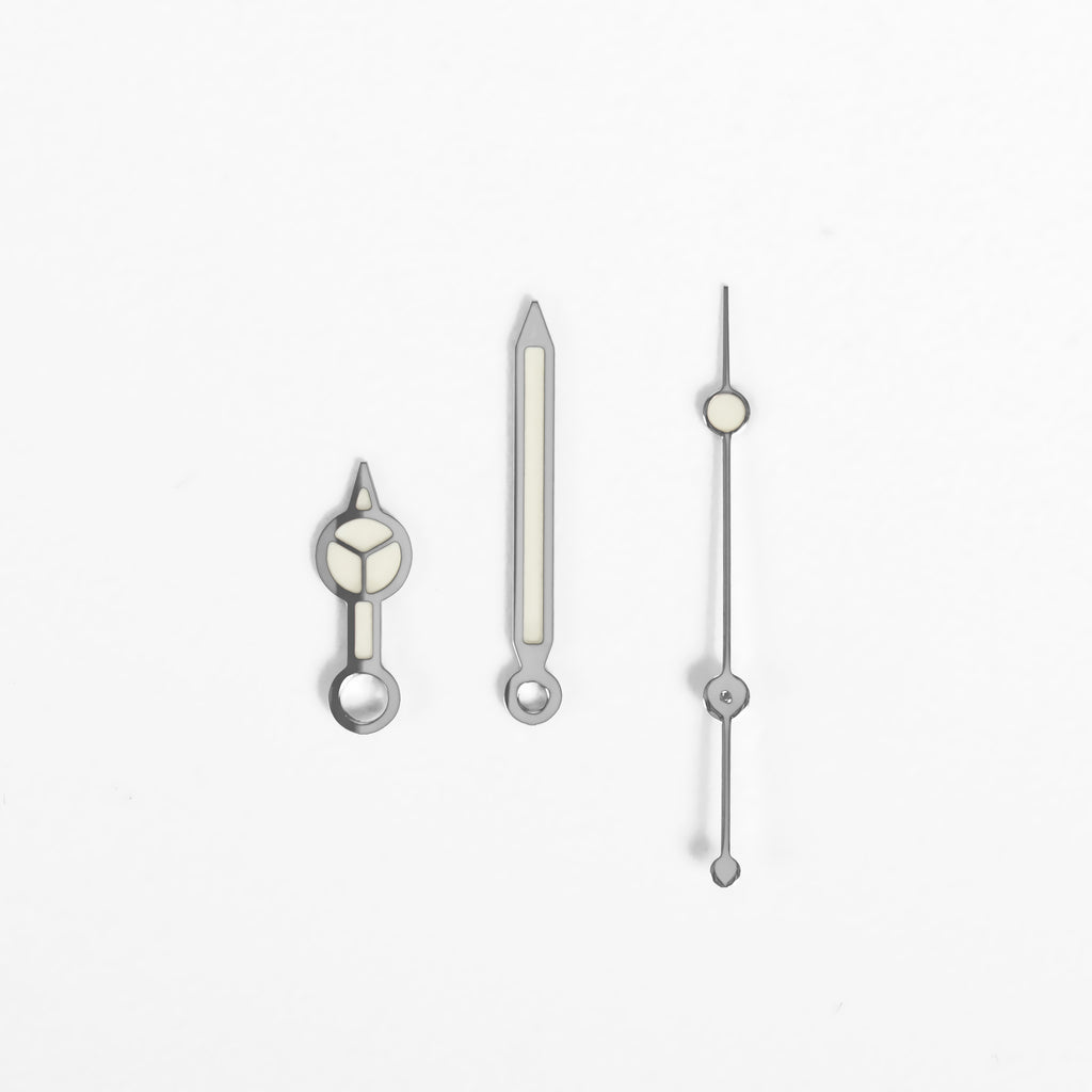 Mercedes Watch Hands for Seiko Mod: Silver