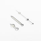 Mercedes Watch Hands for Seiko Mod: Silver