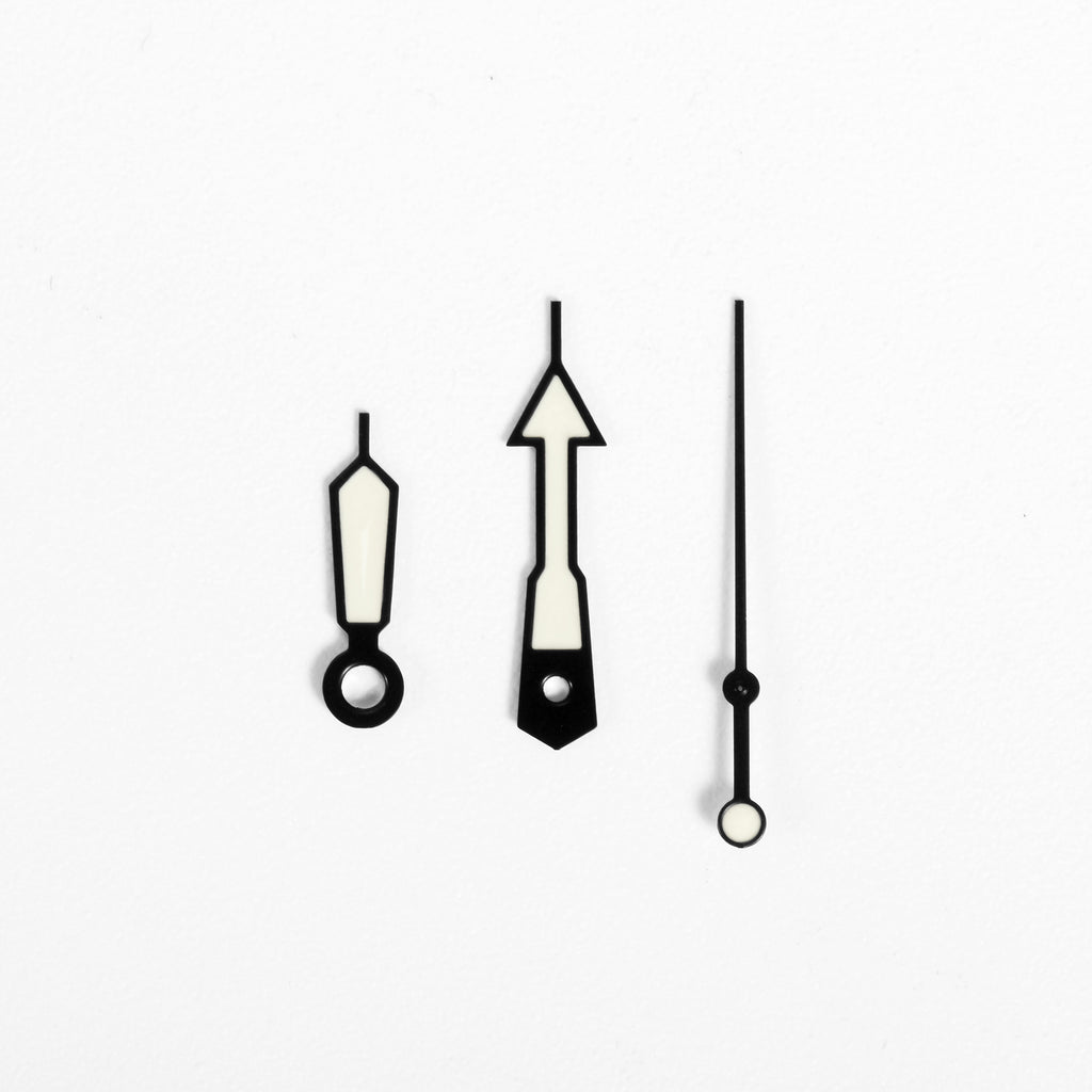 SKX Watch Hands for Seiko Mod: Black