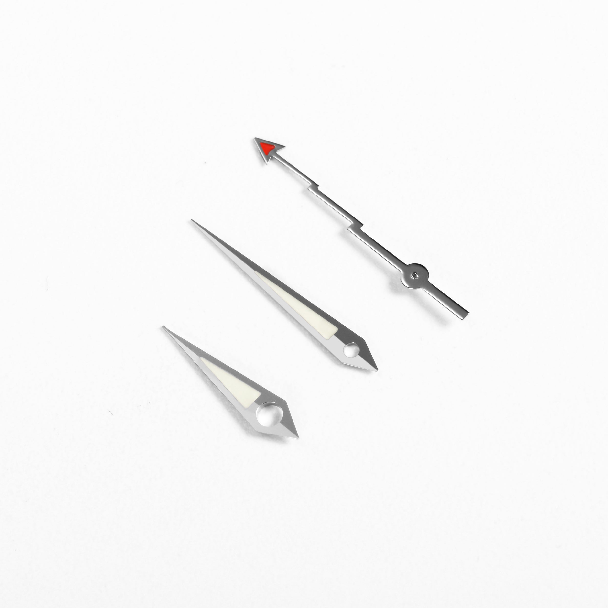 Milgauss Watch Hands for Seiko Mod: Silver
